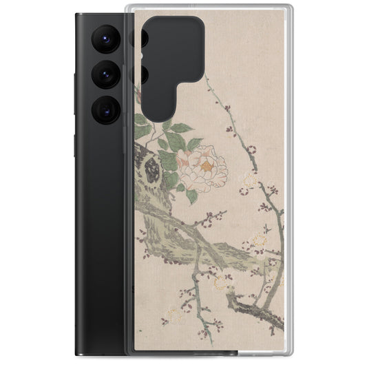 Samsung Case（Roses and Plum Blossoms / Traditional woodblock printing in Japan）